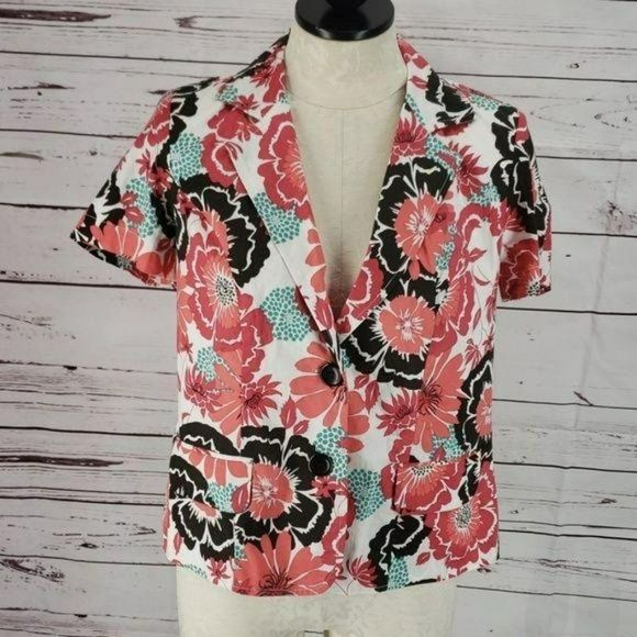 Notations Petite medium Floral Printed Blazer - Picture 2 of 7